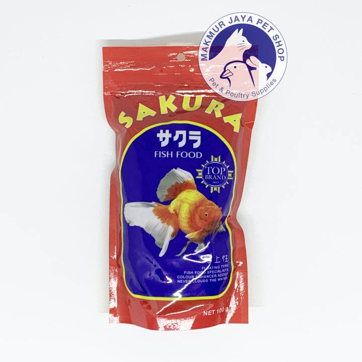 Sakura Fish Food / Makanan Ikan / Pellet / Pelet 100 gram Lazada