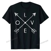 Love Tribal Arrows Shirt Cute Positive Vibes Love Gift Tees Graphic Simple Style Cotton Mens Tshirts Classic