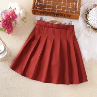 【CC】∋卍  Short for girls 4-12 years Pleated Skirt Korean Children