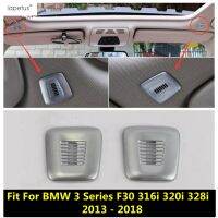 2ชิ้นหลังคาโดมไมค์ไมโครโฟนกรอบปั้นปกตัดสำหรับ BMW 3 Series F30 316i 320i 328i 2013-2018อุปกรณ์เสริมในรถยนต์ภายใน