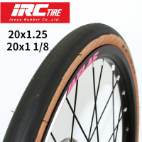 【Free shipping】ญี่ปุ่น IRC JETTY PLUS 20นิ้ว406ยางจักรยานพับได้20*1.25ยางด้านข้างสีเหลืองย้อนยุค