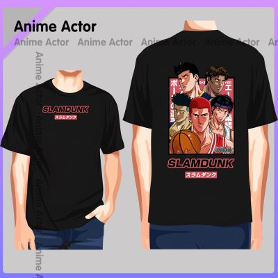 ข้อเสนอพิเศษ tshirt Slam Dunk Team Japanese Anime Oversize T Shirt Harajuku Unisex Tshirt for Men Oversized Originalเสื้อยืด(S-5XL)S-5XL