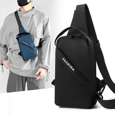 Outdoor Crossbody Pouch Versatile Nylon Chest Bag Stylish Sports Chest Bag Fashionable Nylon Fanny Pack Small Waist Bag For Men