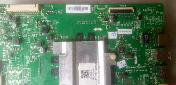 เมนบอร์ด-toshiba-main-board-อะไหล่แท้-ของถอด-ใช้กับรุ่น-43u7650vt-พาร์ท-5800-a6m20b-0p50