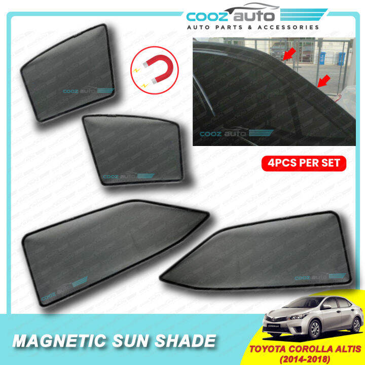 Toyota Corolla Altis 2014-2018 Magnetic Sun Shade Magnet Sunshade | Lazada