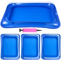 【YD】 1 Set Of Floating Tray Inflatable Cooler Parties Supplies Pool Serving Bar with