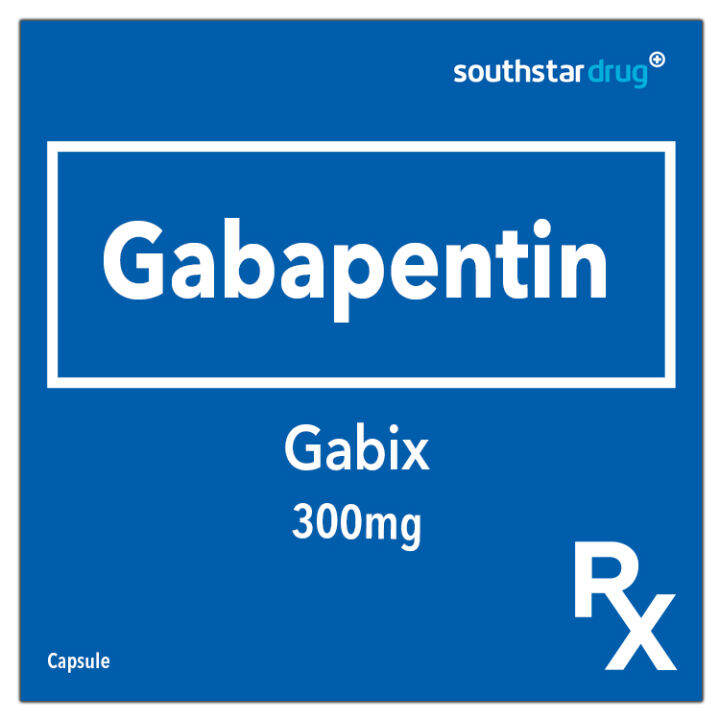 Rx Gabix 300mg Capsule Lazada PH