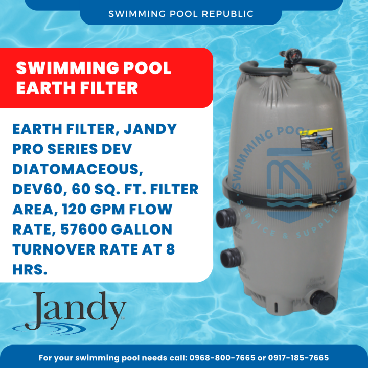 Swimming Pool Earth Filter Jandy Pro Series Dev Diatomaceous Dev60