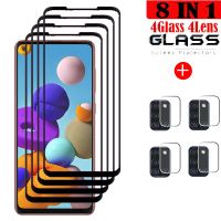 For Samsung Galaxy A21s Glass Samsung A21s Tempered Glass Full Glue Cover Screen Protector For Samsung Galaxy A21s Camera Film Camera Screen Protector