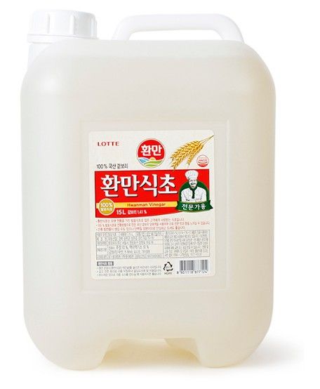 น้ำส้มสายชูหมักนำเข้าจากประเทศเกาหลี-ฮวานมัน-ชิกโช-ตราลอตเต้-ราคาส่งสำหรับร้านค้า-hwanman-vinegar-15l