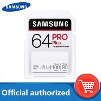 ✧ SAMSUNG Pro Plus SD Card 64GB Memory Card 32GB NEW flash card 128GB 256GB Class 10 U3 For 1080p 3D 4K Video Camera SDXC