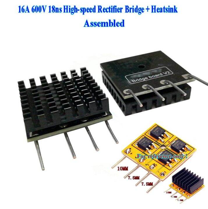 16a 600v 18ns HighSpeed Rectifier Bridge Circuit Heatsink For Audio