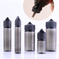 【YF】✈✜♣  5pcs 30-120ml Plastic Squeeze Bottles Juice Sample Containers Dropper Childproof Tampering Caps