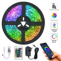 24V Controller RGB 5050 LED Light Strips Bluetooth Flexible Decoration BackLight Lamp Night light Luminous String For Bedroom LED Strip Lighting