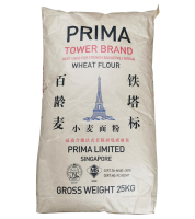 PRIMA แป้งขนมปังตรา Tower(T55) 25kg EXP : 11.02.24