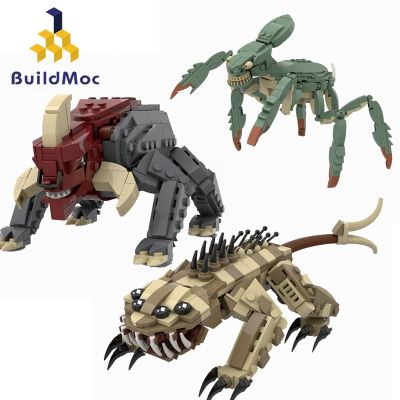 ▬✾ jiozpdn055186 Blocos de Construção Kits para Crianças Brinquedos Movie Wars Monstros Nexued Acklay Arenaed Reeked Rinoceronte Presentes