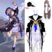 HOT”Game Honkai: Star Rail Herta Game Suit Elegant Lovely Dress Uniform เครื่องแต่งกายคอสเพลย์ฮาโลวีนปาร์ตี้สวมบทบาทชุดผู้หญิง