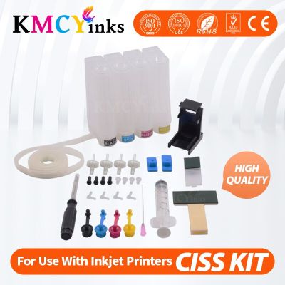 KMCYinks DIY CISS 302XL replacement for 302 XL ink cartridge For HP Deskjet 2130 2135 1110 3630 3632 Officejet 3830 3834 Ink Cartridges