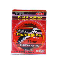 สายเอ็นตกปลา Super Fishing line 100m เหนียว ทน จมน้ำเร็ว Fluorocarbon 100%