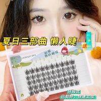 ? ? Lazy trilogy false eyelashes female natural simulation fast grafting single cluster segmented lufan fairy eyelashes