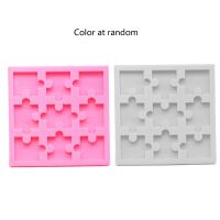 J❥ Puzzle Piece Resin Mold Silicone Puzzle Crayons Maker Silicone Mold Art Crafts