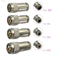 【CW】✤﹍  1Pcs UHF PL259 Male PLUG clamp RG8 LMR400 / RG5 RG6 RG8X LMR240 RG58 RG142 LMR195 Coaxial connector Wire Terminal