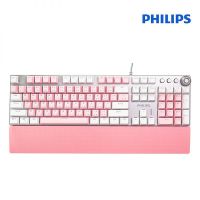 คีย์บอร์ด Philips Gaming Keyboard Mechanical Blue Switch รุ่น SPK8614