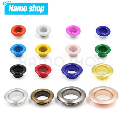 4/5/6/8/10/12mm Metal Eyelets Grommet Hole Multicolor With Washer Scrapbooking Shoes Cap