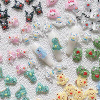 10Pcs Sanrio MyMelody Kuromi สามมิติเรซิ่น Water Drop Hairpin ศัพท์ DIY อุปกรณ์เสริมเล็บเครื่องประดับกรณีครีมกาว