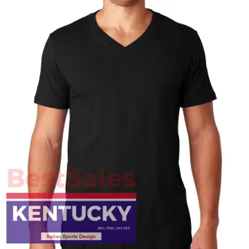 Kentucky Sleeveless Plain White V-Neck Shirt for Adult Men