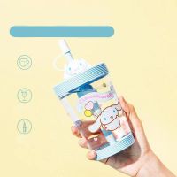 Sanrio  Cinnamoroll  Melody  Kuromi Straw Water Cup Cute Student Convenient and High Appearance