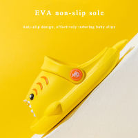 （REASY STOCK)การ์ตูนฉลามเด็กชายและเด็กหญิงรองเท้าแตะ EVA กันลื่น