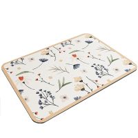 Table Mat Kitchen Countertop Drain Pad Household Dish Drying Pad Absorbent Coaster Disposable Insulation Pad