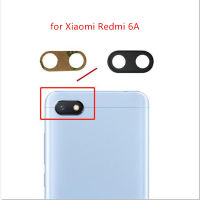 2ชิ้นสำหรับ Xiaomi Redmi 6a เลนส์กระจกกล้องถ่ายรูปกล้องด้านหลังเลนส์กระจกกล้องถ่ายรูปซ่อมอะไหล่ด้วยกาว