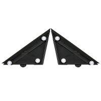 2X Car Left &amp; Right Door Mirror Flag Cover Molding Triangle Cover for 500 2012-2019 1SH17KX7AA 1SH16KX7AA