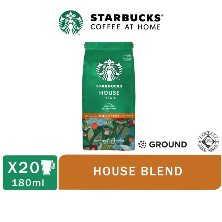 Starbucks® House Blend Medium Roast And Ground Coffee 200g Bag Lazada 4693