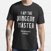 I Am The Dungeon Master 2021 New Print T Shirt Novelty Tee Shirt Short Sleeve O Neck T-Shirts 100% Cotton Gift Clothing