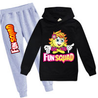 New Fun Squad game Kids Clothing T-shirt+pants Set Children Clothes suit Cartoon Baby Girls Outfits Teenagers Boys Sports Suit