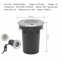 High Power LED Underground Light IP68 Waterproof AC 85-265V Outdoor Buried Lamp for Garden Path Floor Yard Landscape