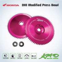 ชามกดสายพาน Honda DIO สีชมพู (Honda DIO Modified Press Bowl - Pink) สำหรับข้อใหญ่