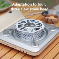 Outdoor Stove Windshield Portable Cassette Stove Windproof Ring Stainless Steel High-temperature Resistant Camping Accessories