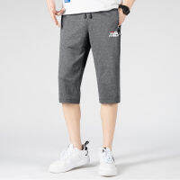 ฤดูร้อนใหม่สบายๆ Sweatshorts กางเกงขาสั้นผู้ชายผ้าฝ้าย2023ถุง Joggers กางเกงกางเกง Capris ชายเข่ายาวออกกำลังกายบางคนกางเกง