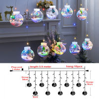 New Year Garland Christmas Decoration for Home LED Curtain Light Xmas Decoration Christmas Tree Decorations Navidad Gift Box