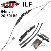 BOSEN 64inch ILF Longbow 19inch Riser Foam Core Limb 20-50lbs Takedown