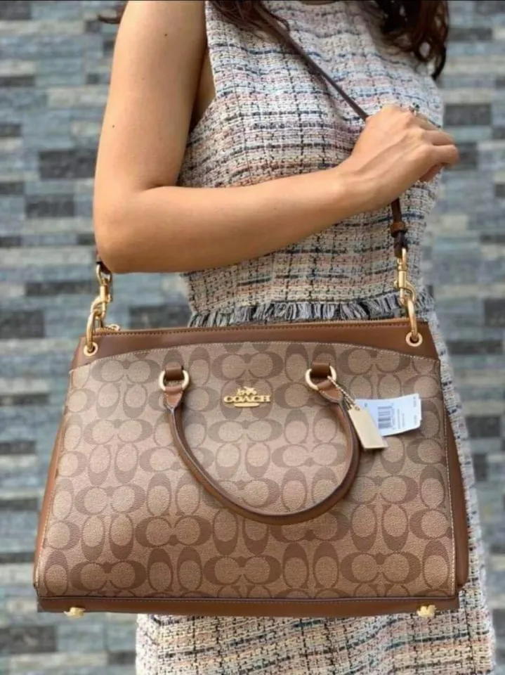 Coach signature mia discount satchel