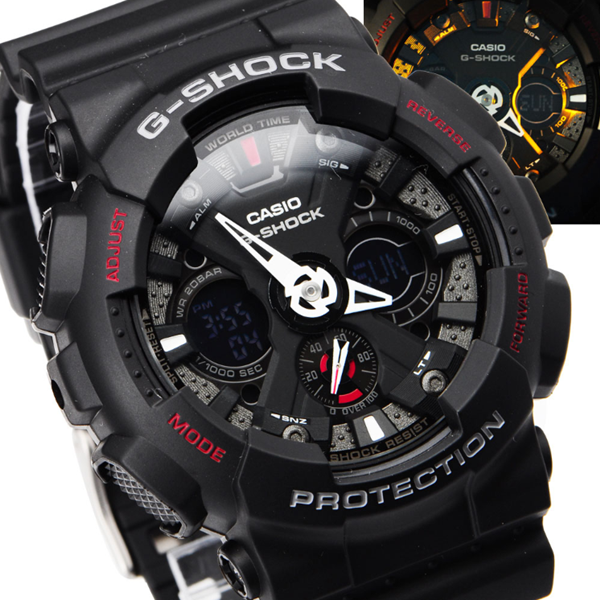 นาฬิกาข้อมือcasio-gshock-รุ่น-ga-120-1adr-กันน้ำ-สีดำ-แยกกล่อง