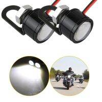 2Pcs Motorcycle Handlebar Headlight Driving Fog Lamp