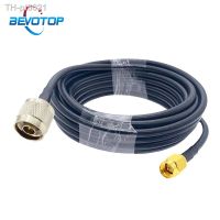 ✖☽  LMR200 SMA Male to N Male Low Loss Coaxial Cable RF Extension Jumper for 4G LTE Wireless Router Gateway Cellular ADS B Radio