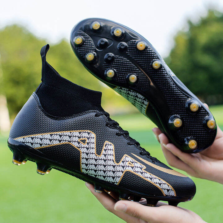 Ultralight Men Women Football Shoes Non-Slip Turf Soccer Cleats Kids ...