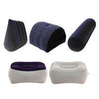 Hot PVC Flocking Inflatable Pillow Travel Office Home Relaxing Soft Tool Multifunctional Support Cushion Portable Magic Pad